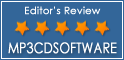 www.mp3cdsoftware.com 5 Star Awarded