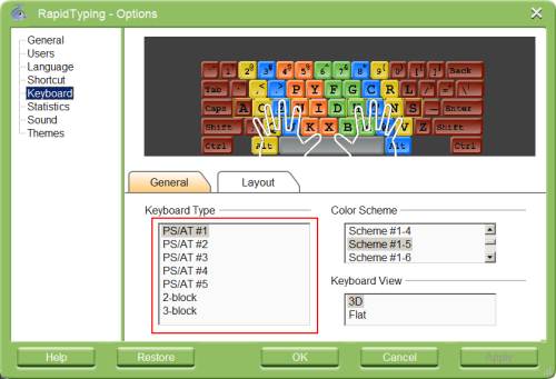 A new keyboard types
