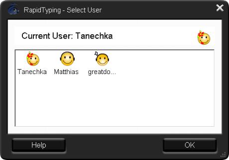 Dialog Select avatar