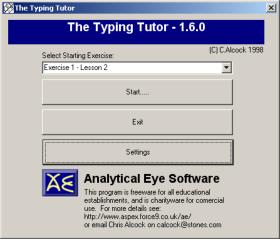 Analytical Eye Typing Tutor