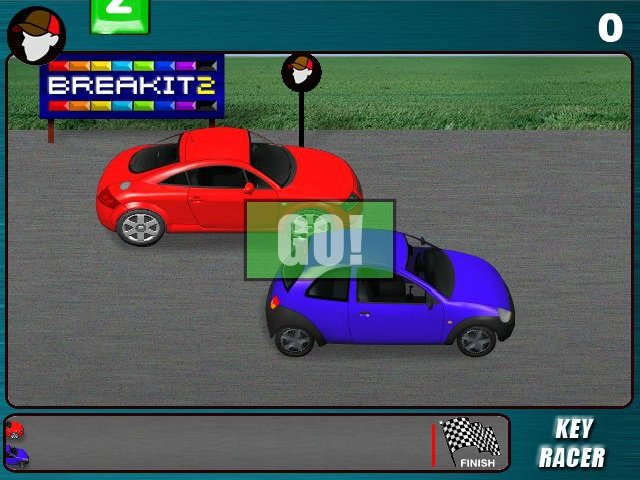 Rally Car Typing Race Game - TypingTyping